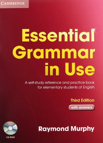 - Essential Grammar in Use 3rd Edition: Essential Grammar in Use. English Edition with answers and CD-ROM: A self-study reference and practice book for elementary students of English