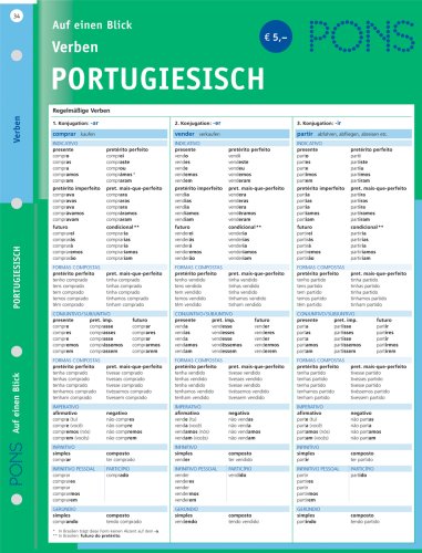 - PONS Verben auf einen Blick. Portugiesisch