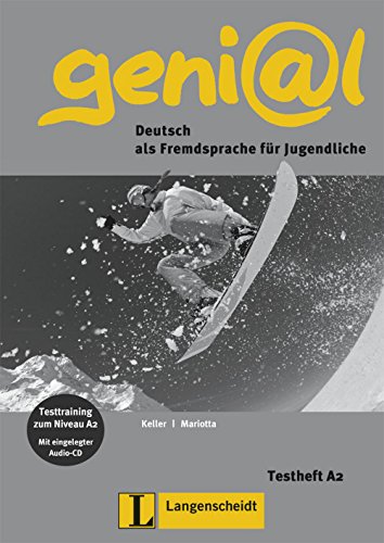 - geni@l A2: Deutsch als Fremdsprache für Jugendliche. Testheft mit Audio-CD