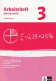  - Arbeitshefte Mathematik - Neubearbeitung: Arbeitshefte Mathematik 4 - Neubearbeitung. Arbeitsheft plus Lösungsheft: Rationale Zahlen, Terme, ... Rauminhalte, Daten und Zufall: BD 4