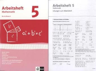 - Arbeitshefte Mathematik - Neubearbeitung: Arbeitshefte Mathematik 5 - Neubearbeitung. Arbeitsheft mit Lösungsheft: Reelle Zahlen, Potenzen, ... Gleichungen, Gleichungssysteme: BD 5