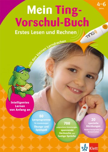 - Mein Ting-Vorschul-Buch mit den kleinen Lerndrachen: Erstes Lesen und Rechnen mit dem Hörstift Ting (4-6 Jahre)