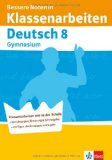 - Bessere Noten in Klassenarbeiten Deutsch. 7. Klasse Gymnasium
