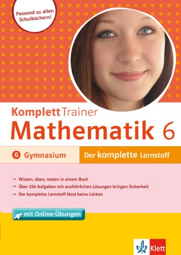 - KomplettTrainer Mathematik 6. Klasse Gymnasium