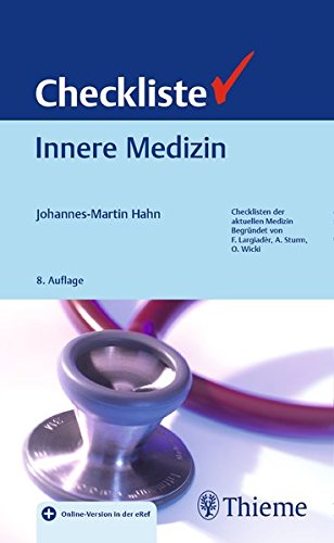 Hahn, Johannes-Martin - Checkliste Innere Medizin (Checklisten Medizin)