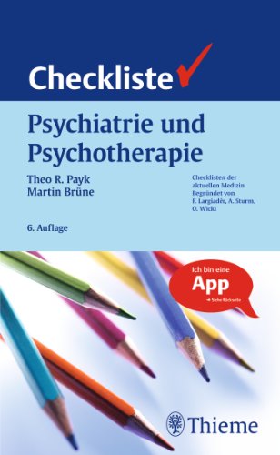 - Checkliste Psychiatrie und Psychotherapie