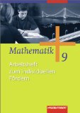  - Mathematik - Ausgabe für Gesamtschulen: Mathematik - Allgemeine Ausgabe 2006 für die Sekundarstufe I: Arbeitsheft 9 Erweiterungskurs HB, HH, HE, NW, NI, RP, SH, SL