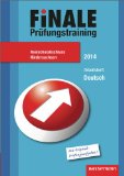  - Finale - Prüfungstraining Realschulabschluss Niedersachsen: Arbeitsheft Mathematik 2014 mit Lösungsheft