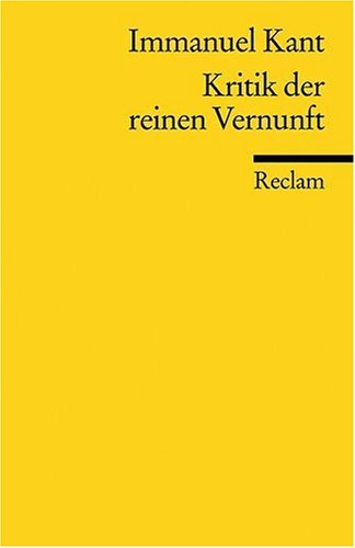  - Kritik der reinen Vernunft