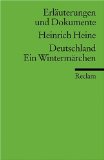  - Heinrich Heine: Deutschland. Ein Wintermärchen. Lektüreschlüssel