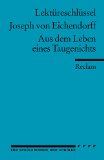  - Aus dem Leben eines Taugenichts: Novelle. Studienausgabe