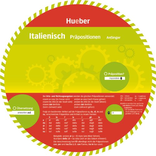 - Italienisch - Präpositionen: Wheel - Italienisch - Präpositionen
