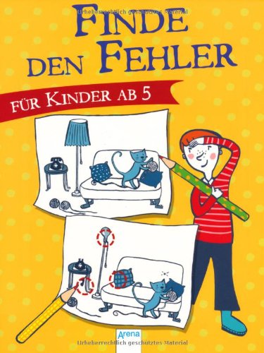  - Finde den Fehler. Für Kinder ab 5