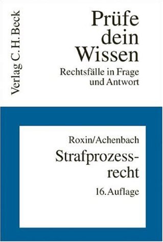 - Strafprozessrecht