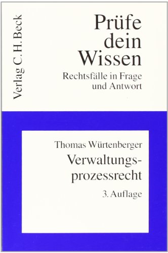 - Verwaltungsprozessrecht