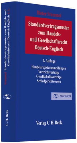 Stummel, Dieter - Standardvertragsmuster zum Handels- und Gesellschaftsrecht: Deutsch-Englisch / German-English
