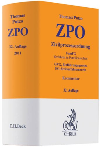 - Zivilprozessordnung: FamFG Verfahren in Familiensachen, GVG, Einführungsgesetze, EG-Zivilverfahrensrecht, Rechtsstand: voraussichtlich 1. März 2011