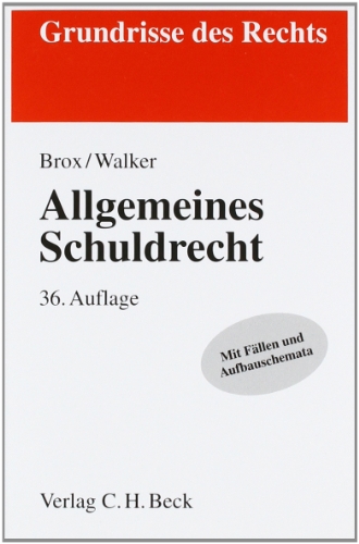 - Allgemeines Schuldrecht