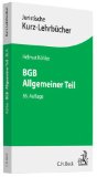 - BGB Allgemeiner Teil