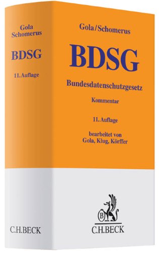 - BDSG Bundesdatenschutzgesetz