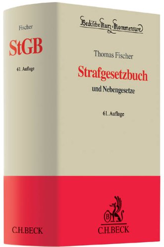  - Strafgesetzbuch: mit Nebengesetzen