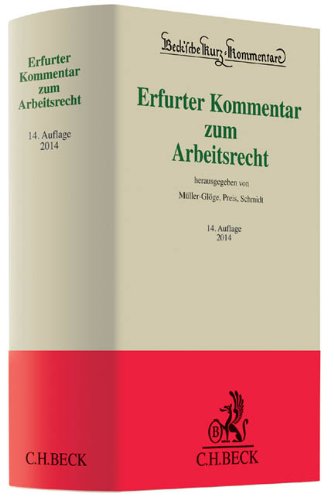- Erfurter Kommentar zum Arbeitsrecht
