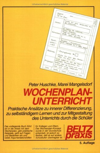 Huschke, Peter / Mangelsdorf, Marei - Wochenplan-Unterricht