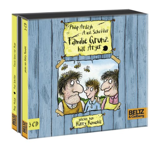 - Familie Grunz hat Ärger: Folge 1, gelesen von Harry Rowohlt, 3 CDs in der Multibox, ca. 3 Std. 50 Min.