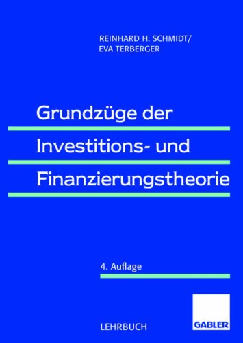 - Grundzüge der Investitions- und Finanzierungstheorie