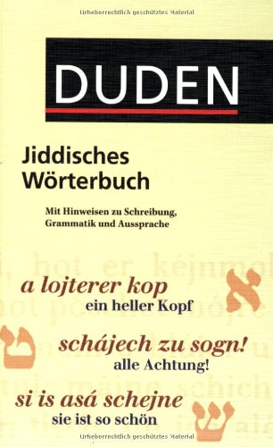 - Duden Taschenbücher, Bd.24, Jiddisches Wörterbuch