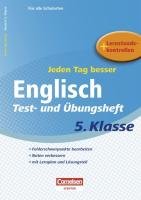 - Jeden Tag besser. Englisch 5. Schuljahr. Übungsheft mit Lernplan und Lernstandskontrollen