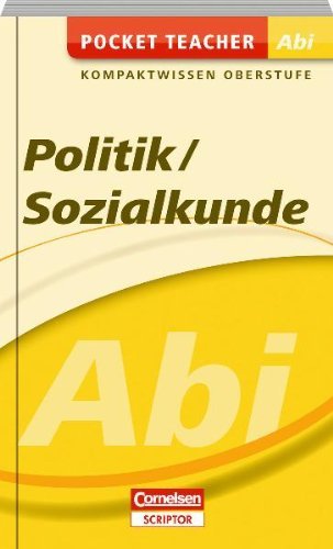  - Pocket Teacher Abi Sekundarstufe II Politik/Sozialkunde