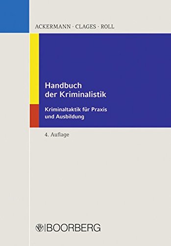  - Handbuch der Kriminalistik