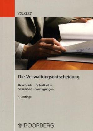 - Die Verwaltungsentscheidung