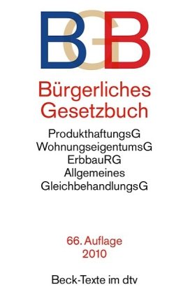 - Bürgerliches Gesetzbuch BGB