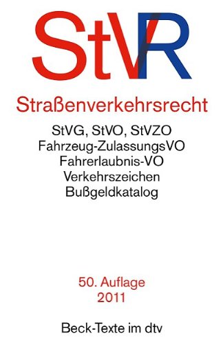 - StVR - Straßenverkehrsrecht,