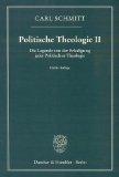  - Politische Theologie. Vier Kapitel zur Lehre von der Souveränität
