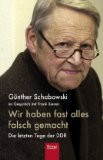 Schabowski, Günter - Der Absturz