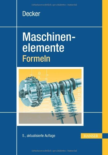 - Decker Maschinenelemente - Formeln