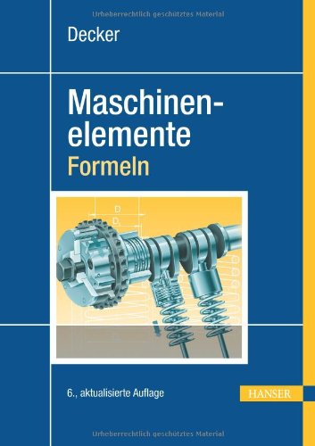 - Decker Maschinenelemente - Formeln