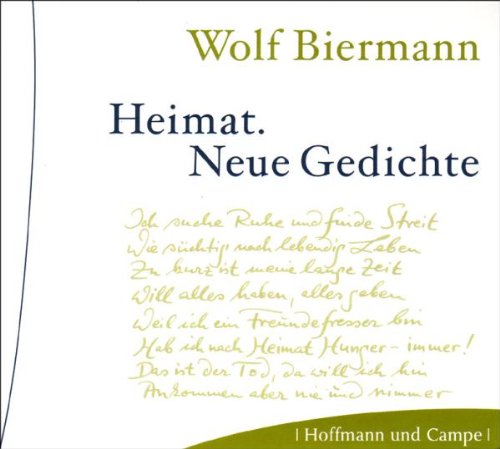- Heimat. CD: Neue Gedichte