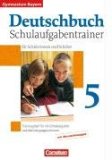  - Deutschbuch - Gymnasium Bayern: 5. Jahrgangsstufe - Arbeitsheft mit Lösungen: Sprach- und Lesebuch