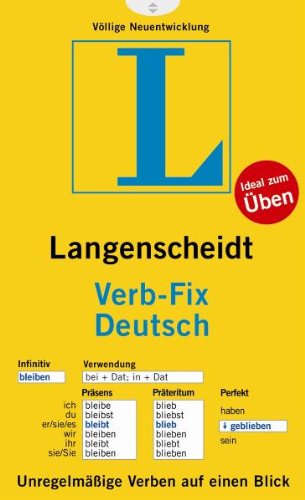 - Langenscheidt Verb-Fix Deutsch