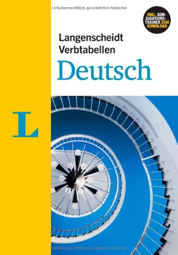 - Langenscheidt Verbtabellen Deutsch - Buch mit Software-Download