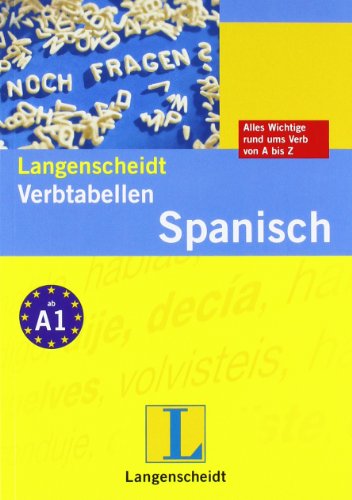 - Langenscheidt Verbtabellen Spanisch
