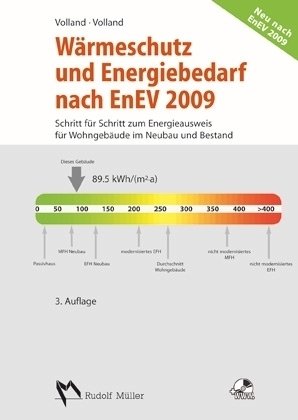 Volland, Karlheinz & Volland, Johannes - Wärmeschutz und Energiebedarf nach EnEV 2009: Schritt für Schritt zum Energieausweis für Wohngebäude im Neubau und Bestand