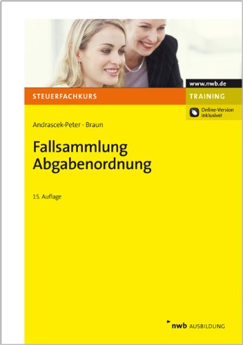 - Fallsammlung Abgabenordnung: Online-Version inklusive