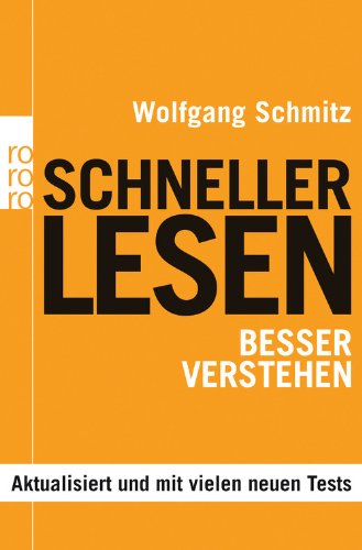 - Schneller lesen - besser verstehen