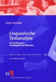  - Textlinguistik: 15 Einführungen