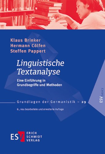 - Linguistische Textanalyse: Eine Einführung in Grundbegriffe und Methoden